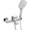 FFAS0911-601500BT0 MILANO EXPOSED BATH&SHOWER FAUCET (CONCAVE HANDLE WITH HANGER &HAND SHOWER)