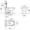 CL24810-6DAB "NEW LINEAR" FLOOR STANDING TOILET - AMERICAN STANDARD