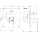 FFAS0621-6T9500BT0 NOBILE BUILT-IN BATH & SHOWER MIXER (BODY ONLY)