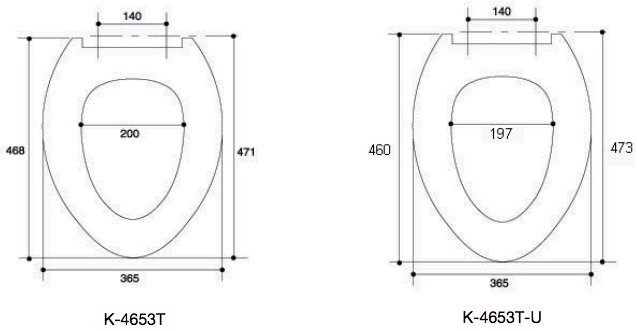 K-4653T-0 French Curve Elongated Toilet Seat - KOHLER
