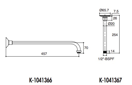 K-1041363-CP ѡǡҹ Ҵ 12"  RAIN FOREST - KOHLER